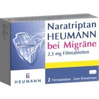 NARATRIPTAN Heumann bei Migräne 2,5 mg Filmtabl.