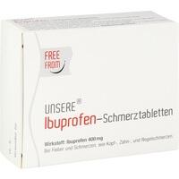 UNSERE Ibuprofen-Schmerztabletten