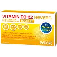VITAMIN D3 K2 Hevert plus Ca Mg 1000 IE/2 Kapseln
